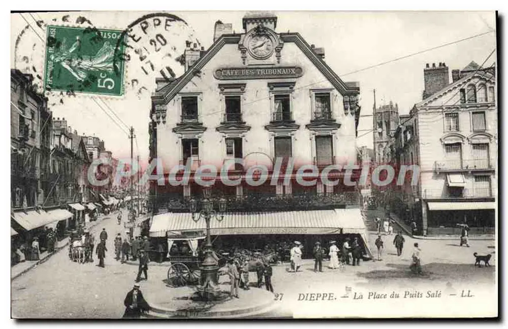 Dieppe — La Place du Puits Salé — LL n°27 - Vorderseite