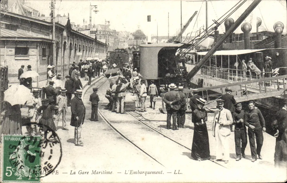 LIEPPE — Die Seestation. — Anmeldung. — LL. - Vorderseite