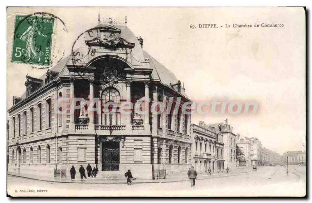 Dieppe — A Câmara de Comércio — D. Colliaro, Dieppe - Frente