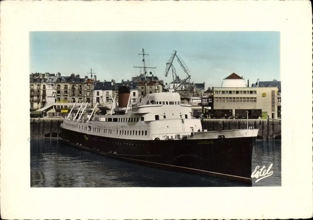 Le Lisieux — Hafen von Dieppe — Verlag Estel - Vorderseite