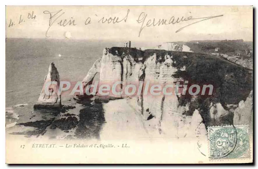 ÉTRETAT — Die Klippen und die Nadel — L.L. - Vorderseite