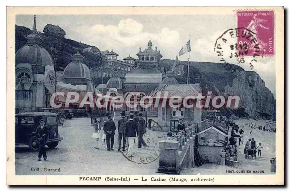 Fécamp (Seine-Inf.) — O Casino (Mauge, arquiteto) — Fot. Combier Macon - Frente