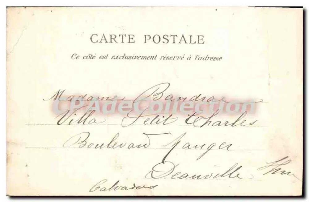 Fécamp - Kapelle Notre-Dame du Salut und der Leuchtturm — Verlag F. Le Le Bris, Seriennummer nicht sichtbar - Rückseite
