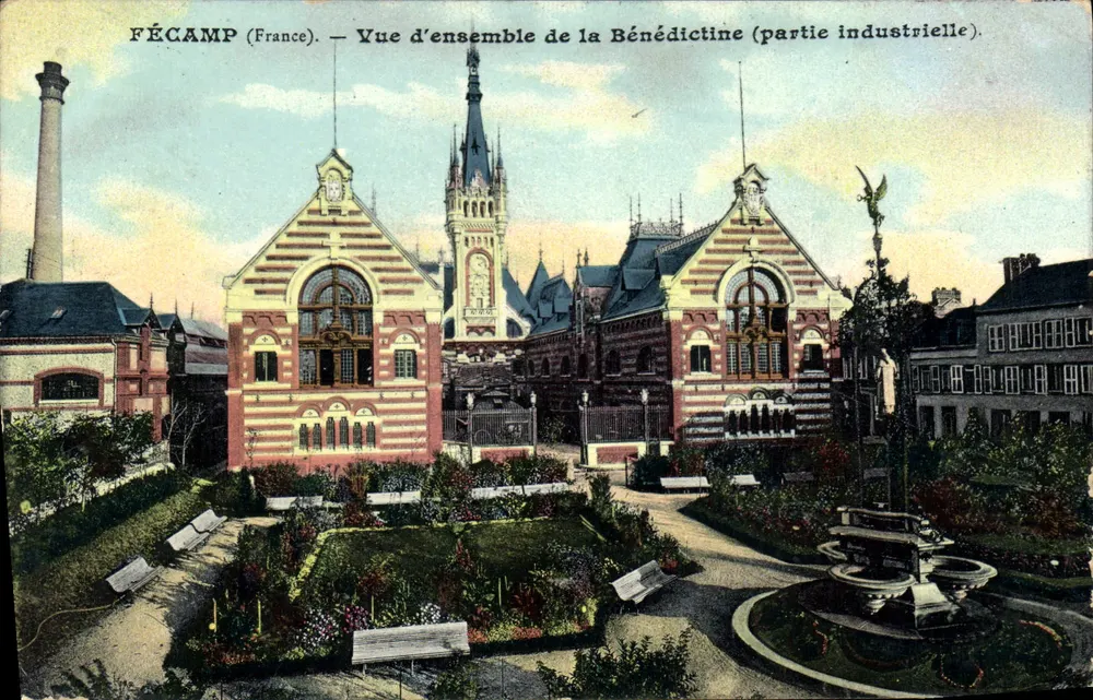 Fécamp (Frankreich) — Übersicht der Benedictine (industrieller Bereich). - Vorderseite