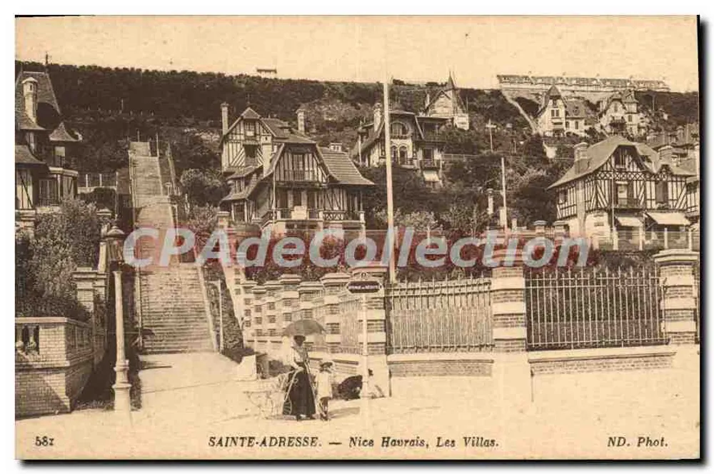 Sainte-Adresse — Nice Havrais, Las Villas — ND. Fot. - Anverso