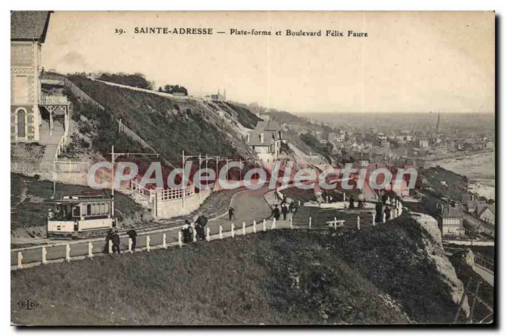 Sainte-Adresse — Plattform und Boulevard Félix Faure — Verlag ELD, n°29 - Vorderseite