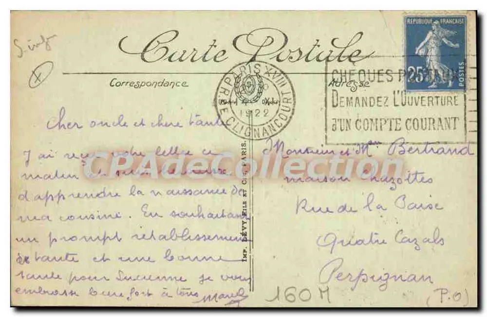 Sainte-Adresse — Ansicht von der Strandpromenade — LL. n°498 - Rückseite