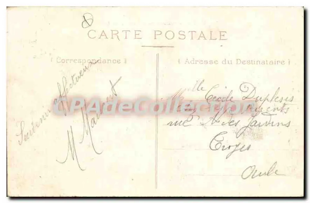 Le Havre — Hotel de Ville — H. L. Q. - Verso