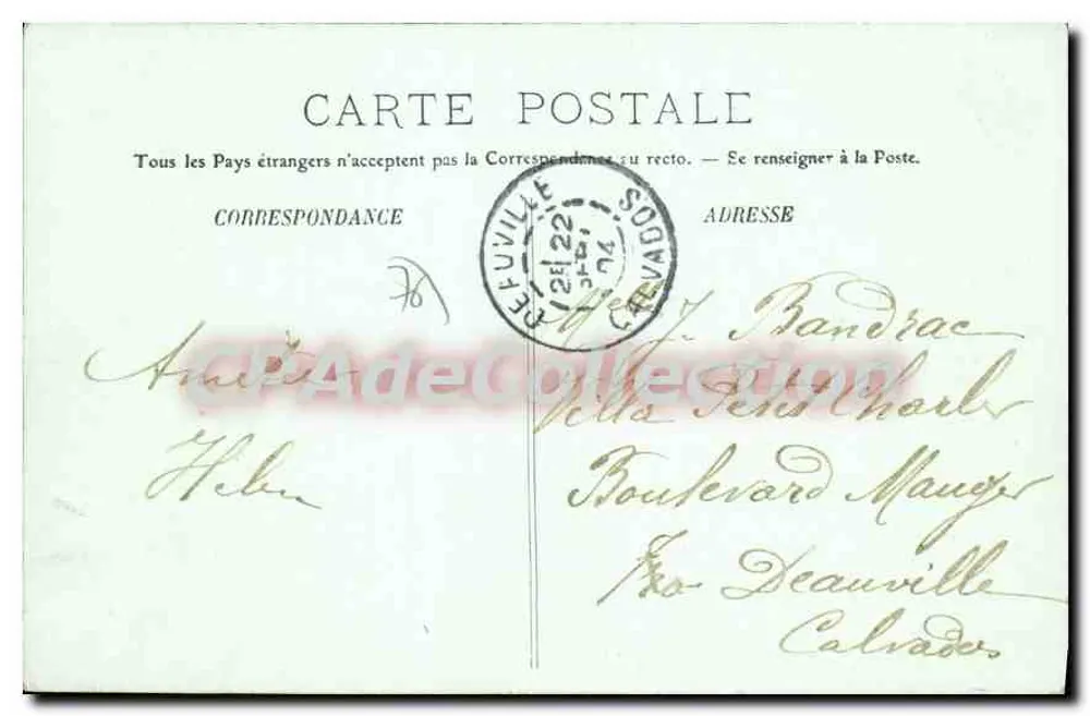 Le Havre — O Cais do Orleans — LL. — Imp. L. L. - Verso