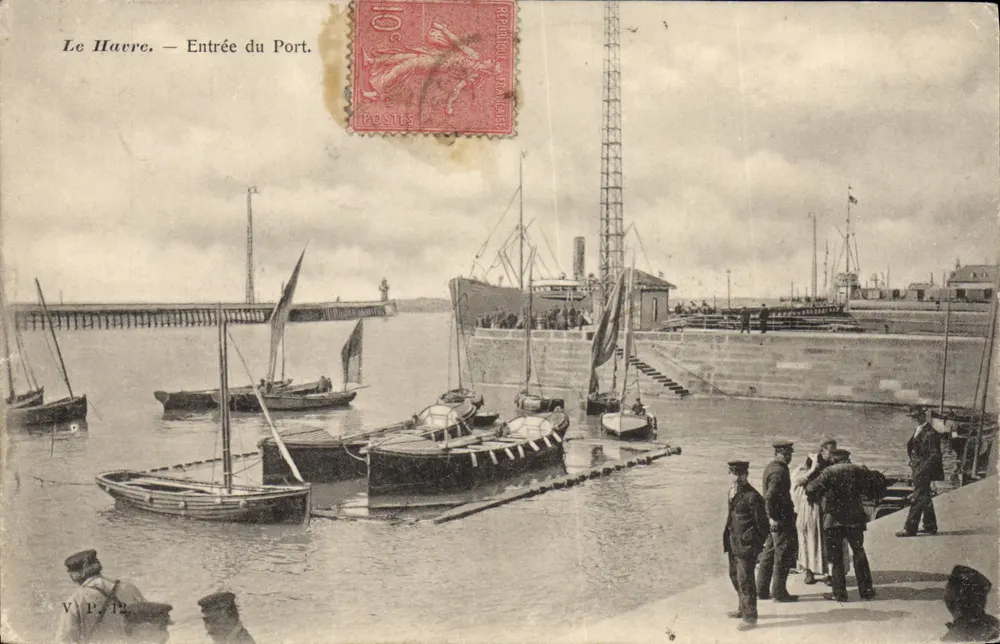Le Havre — Entrada do Porto — V.P. 12 - Frente