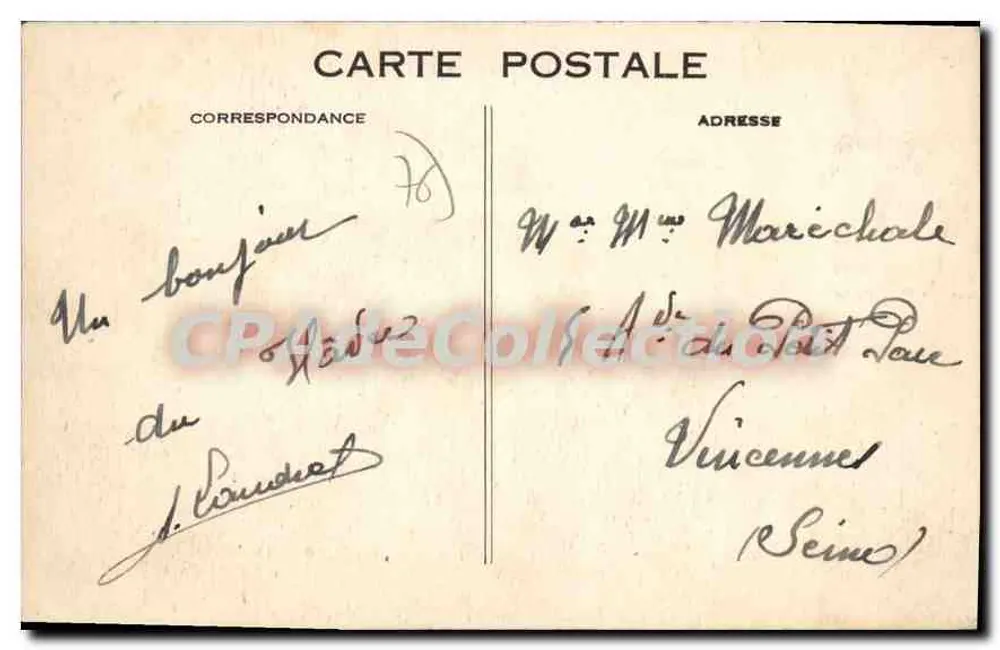 Le Havre - Sté Aldresse - Ein schöner Teil der Klippe und das Hostellerie - Rückseite
