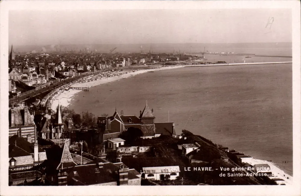 Le Havre — Allgemeine Ansicht von Sainte-Adresse — Verlag: Levy et Nauden, Paris - Vorderseite