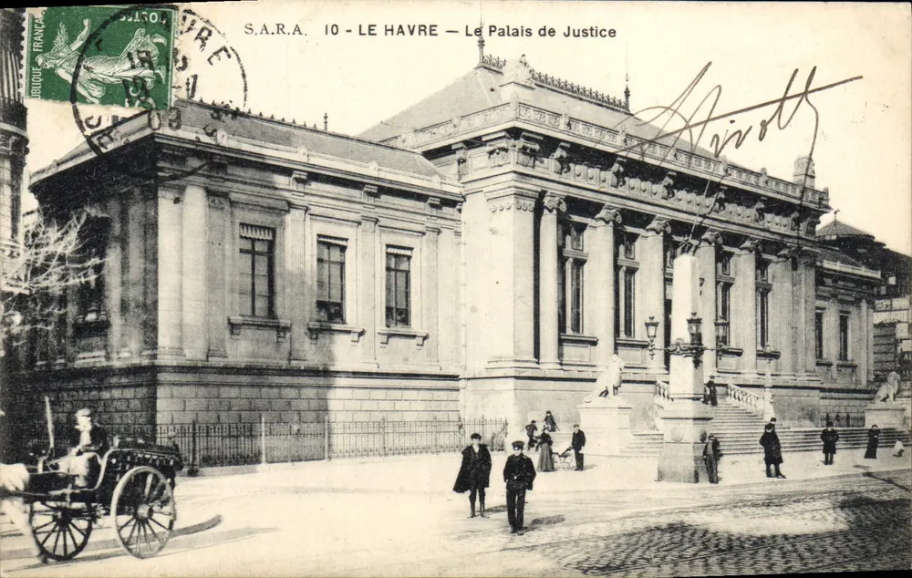 Le Havre — Il Palazzo di Giustizia — S.A.R.A. n°10 - Recto