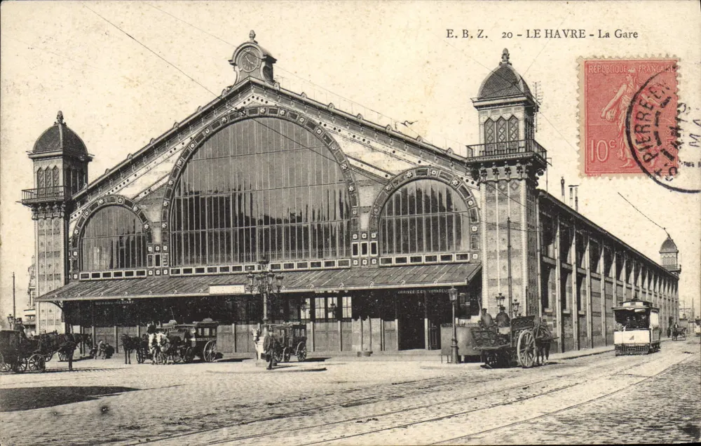 Le Havre - A Estação — E.B.Z. 20 — Editor E.B.Z. - Frente