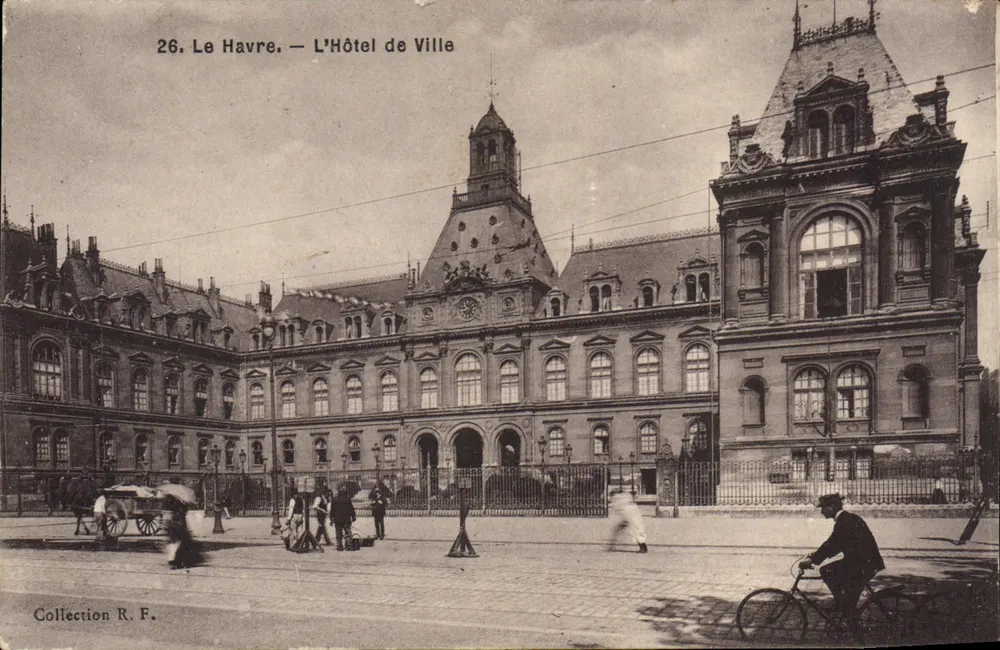 Le Havre — O Hotel de Ville — Coleção R. F. - Frente