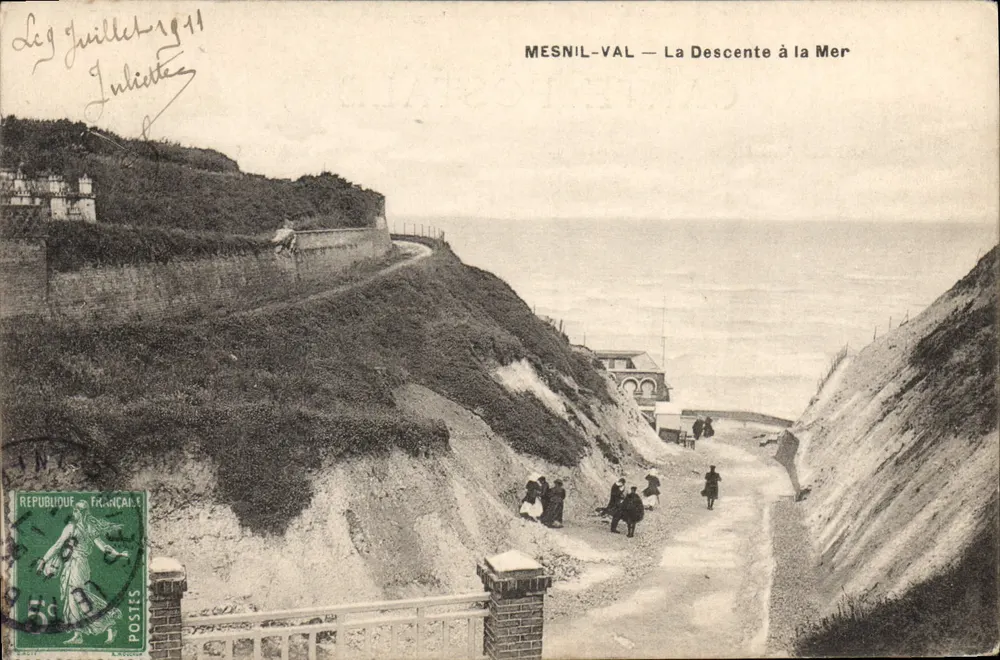 MESNIL-VAL — Spadek do morza — Juliottes - Awers