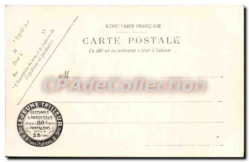 Rouen — Alte Häuser auf dem Place Jeanne-d'Arc — LL. n°14 - Rückseite