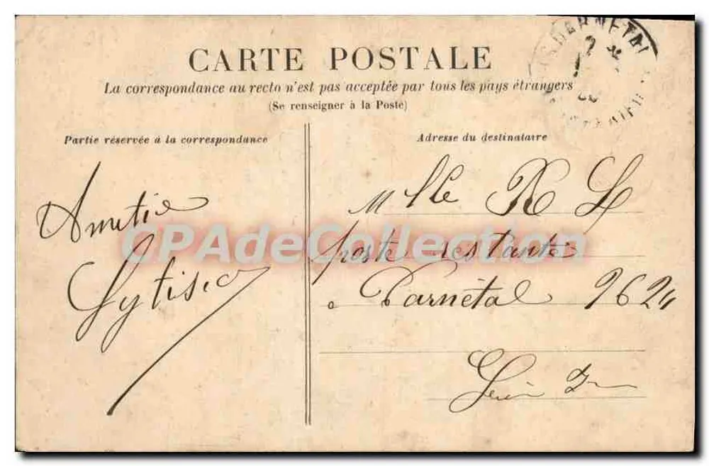 Casa do maquis Pierre Corneille — Rouen — editor CPAPHIL, n°310 - Verso