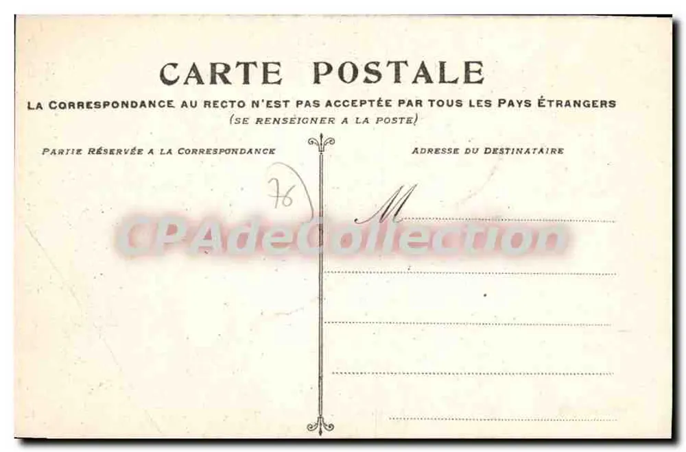 A velha casa na rue St-Romain — Rouen — E. D. n° 362 - Verso