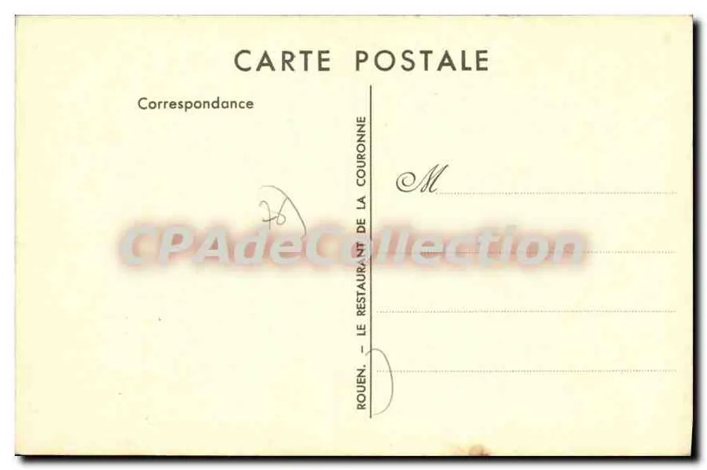 Rouen - O Restaurante da Coroa — Roberta Pincher - Verso
