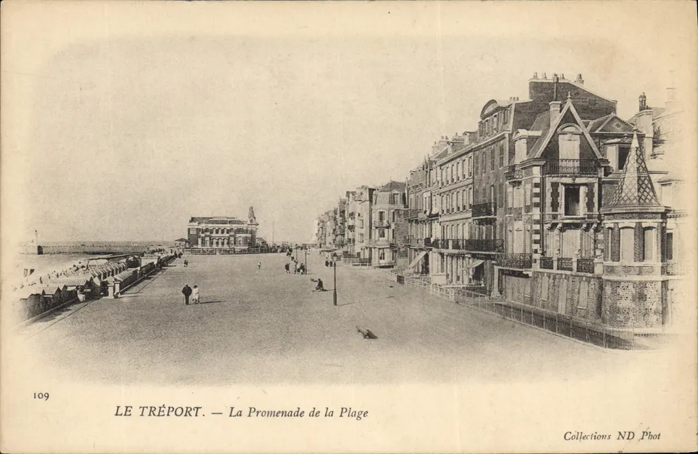 LE TRÉPORT — A Promenade da Praia — Collections ND Phot - Frente