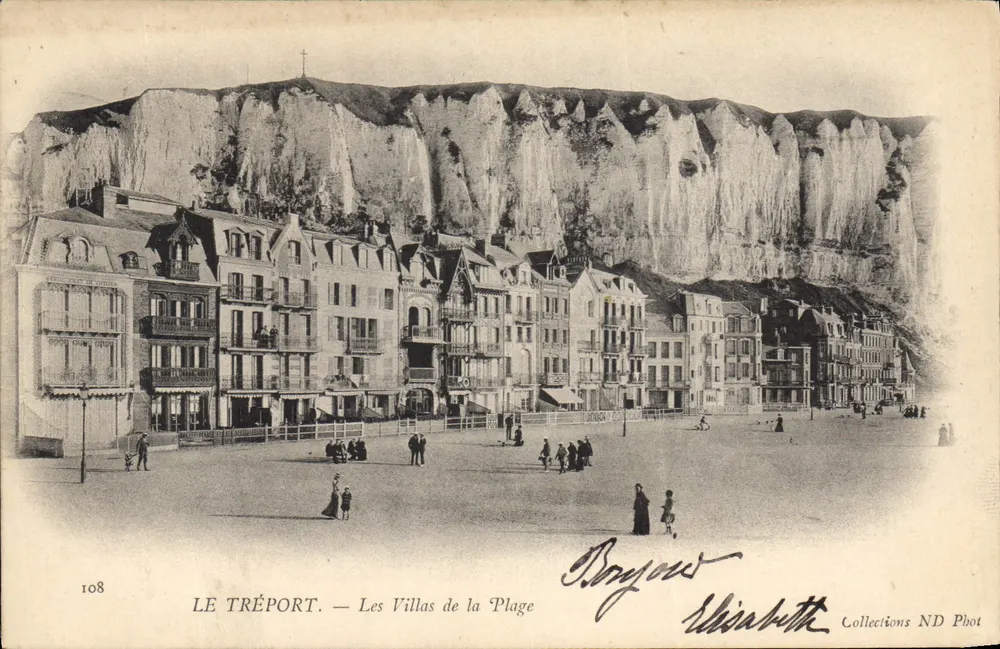 Le Tréport — As Villas da Praia — Coleções ND Phot - Frente