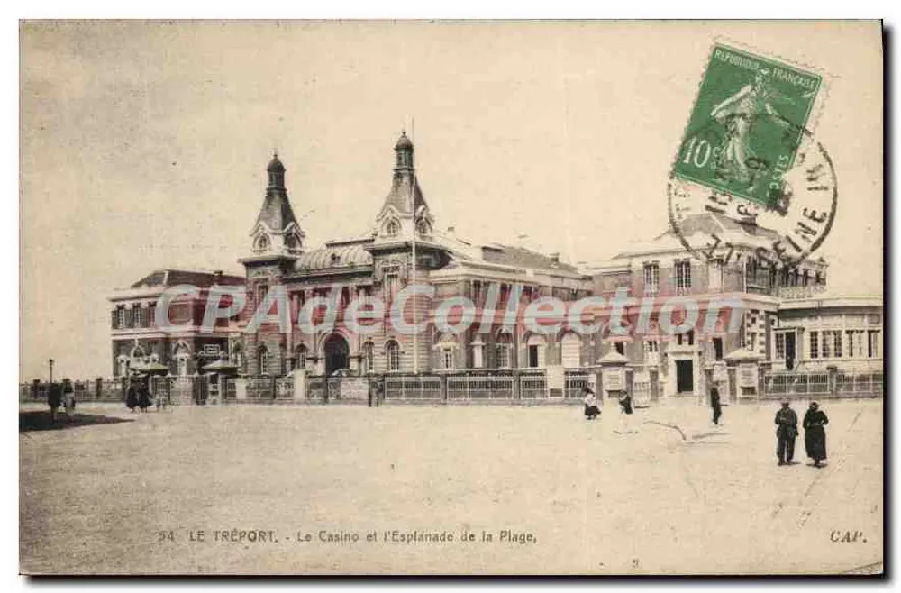 Le Tréport - Das Casino und die Promenade am Strand — CAP, n°54 - Vorderseite