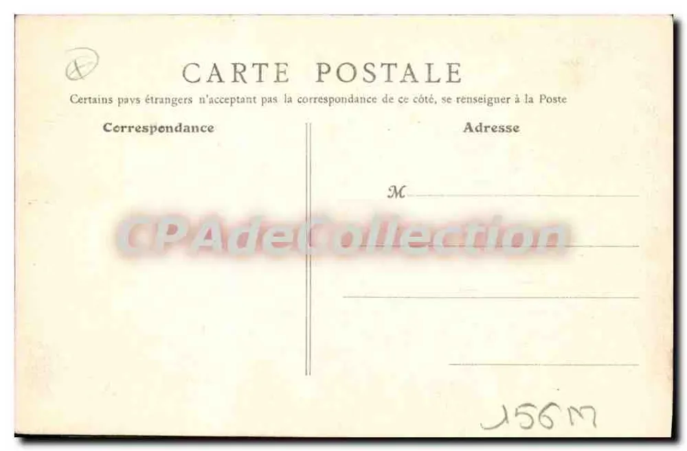 Le Tréport - A Subida das Falésias — B. F., PARIS — n°30 - Verso