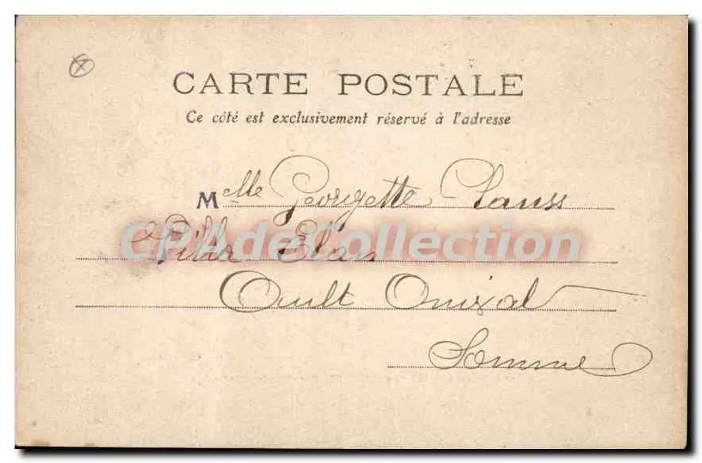 Tréport, a Esplanada e o Casino — Seine-Inférieure — n°181 — editor M.T.I.L. - Verso