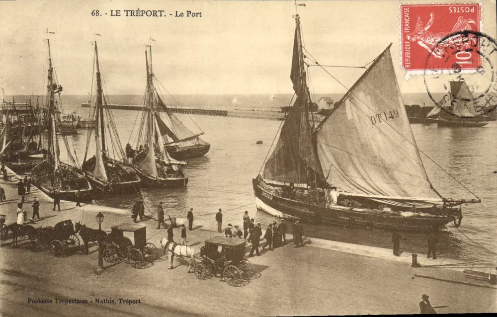 Le Tréport - O Porto — Carteira Tréportaise, Mathis, n°68 - Frente