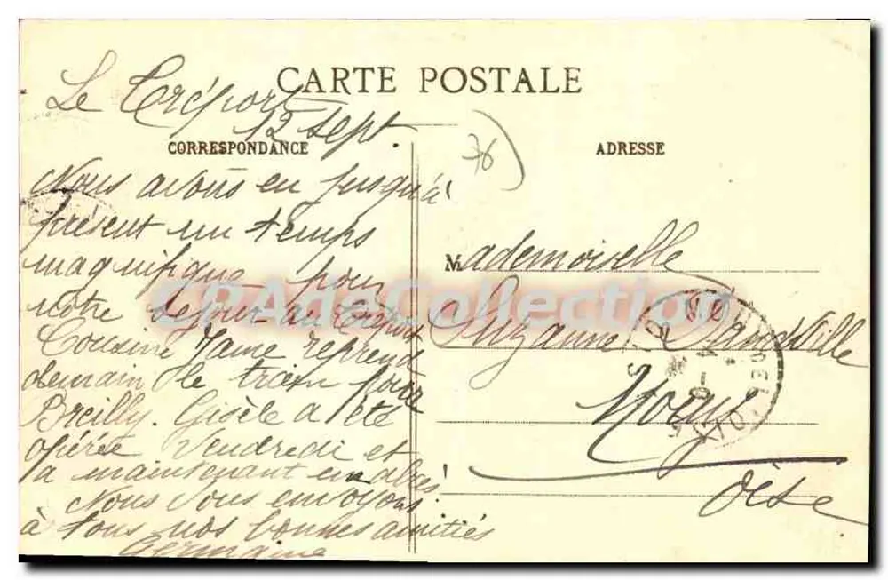 Le Tréport - O Porto — Carteira Tréportaise, Mathis, n°68 - Verso