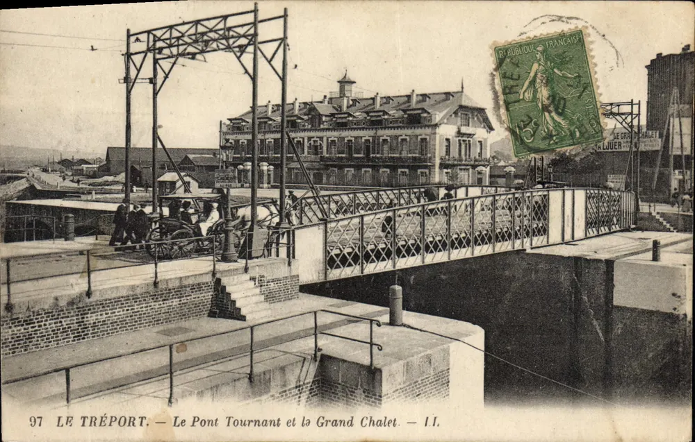 Le Tréport — Der Drehbrücke und das Grand Chalet — I.I. — Verlag R. PUBLIQUO, Nr. 97 - Vorderseite
