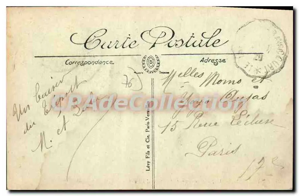 Le Tréport — Der Drehbrücke und das Grand Chalet — I.I. — Verlag R. PUBLIQUO, Nr. 97 - Rückseite