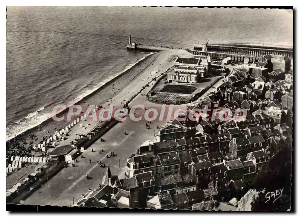 Le Tréport — A Praia — Edições Gaby - Frente