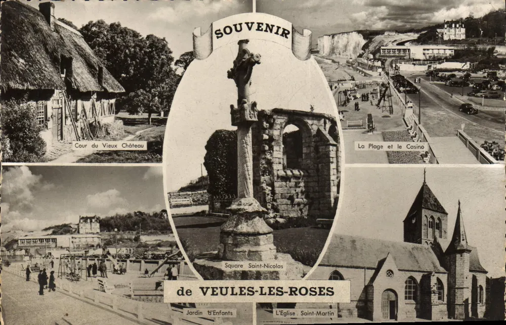 Veules-les-Roses — Souvenir — Éditions Gaby, Nantes - Frente