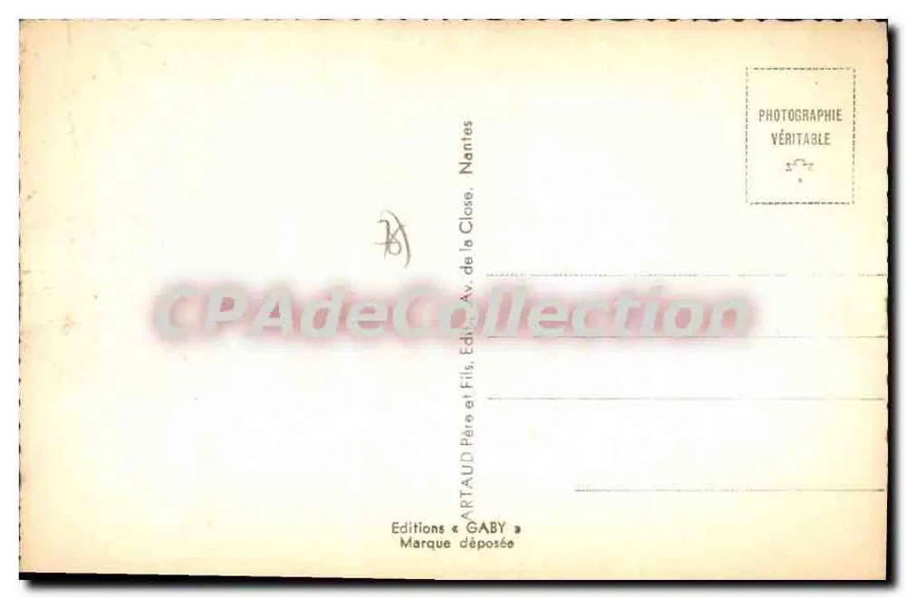 Veules-les-Roses — Souvenir — Éditions Gaby, Nantes - Verso