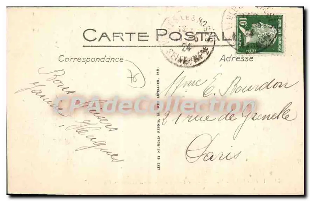 Veuves-Les-Roses - Le Petit Bain et les Falaises - LL - Rückseite