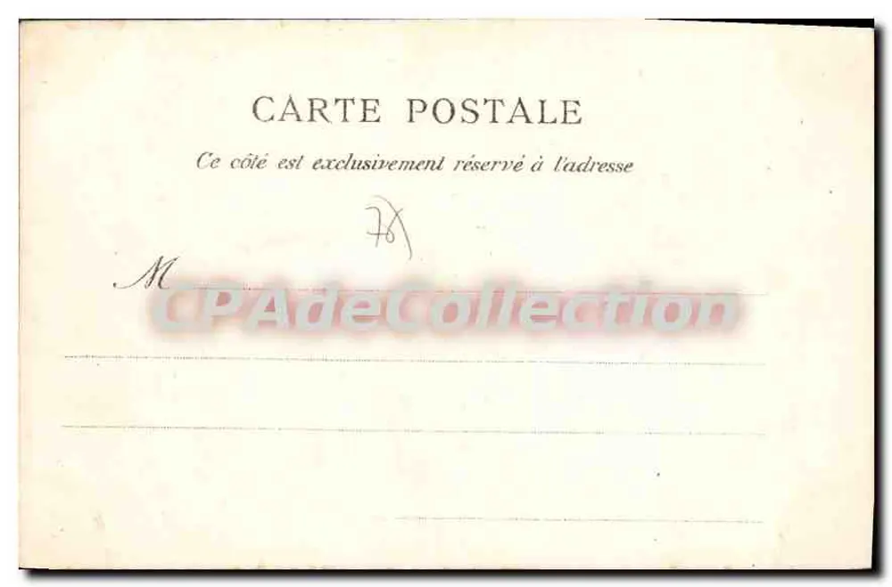 Ao redor de Fecamp - A Praia — E. La Drelay, Paris - Verso