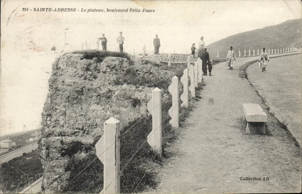 Sainte-Adresse - Der Plateau, Boulevard Félix-Faure — Sammlung AD, n° 291 - Vorderseite