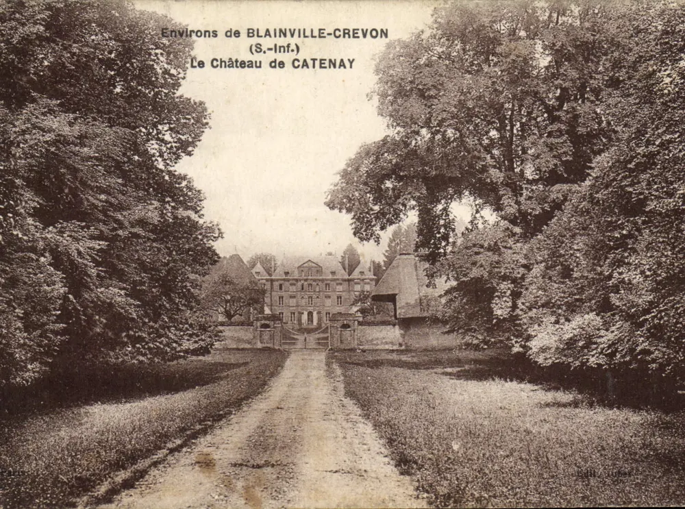 Umgebung von Blainville-Crevon — Schloss Catenay — Verlag L. Luber - Vorderseite