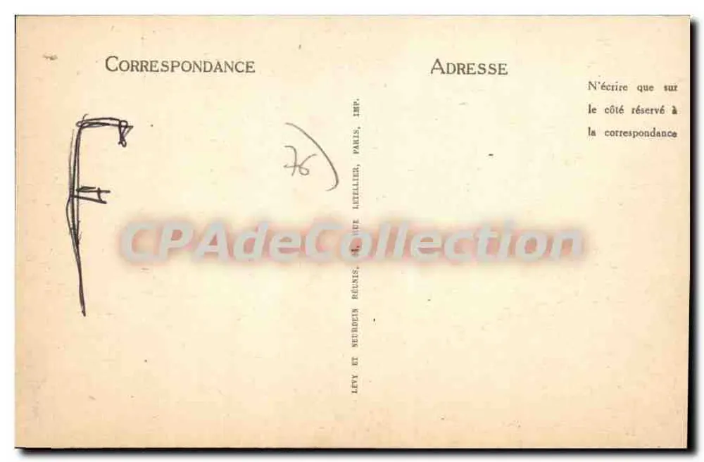 Forges-les-Eaux — Hotel do Parc — LL - Verso