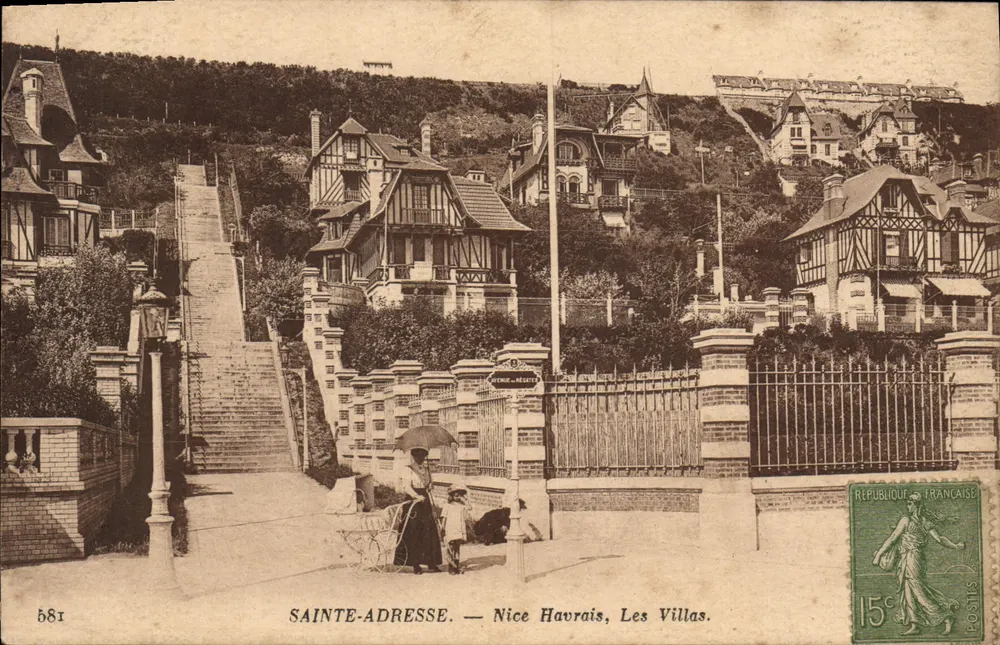 Sainte-Adresse — Nice Havrais, Die Villas — Verlag: 581 - Vorderseite
