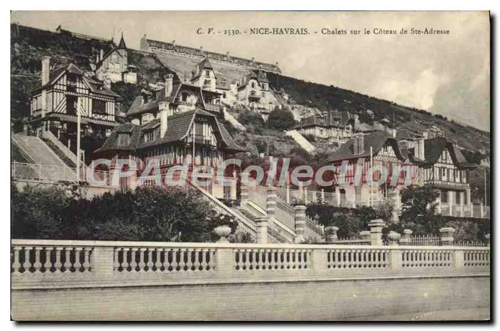 Chalets sur le Côteau de Ste-Adresse — Nice-Havrais — C.V. 2530 - Recto
