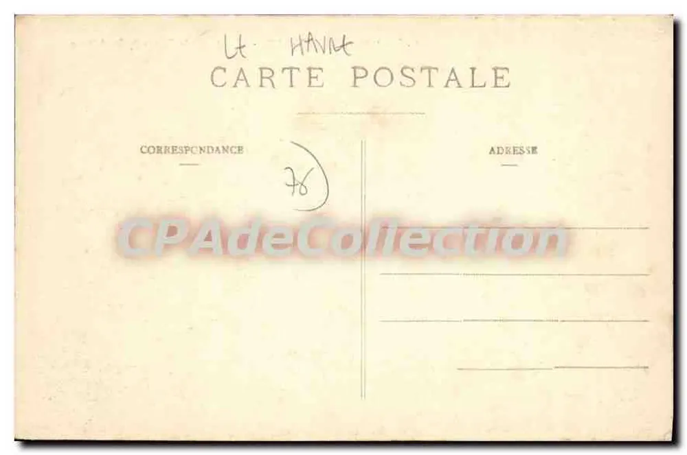 Chalets sur le Côteau de Ste-Adresse — Nice-Havrais — C.V. 2530 - Verso