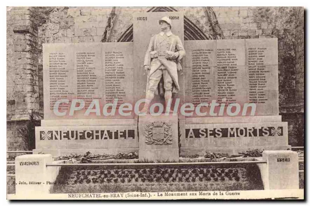 Neufchâtel-en-Bray - Kriegsdenkmal — Verlag Jolin - Vorderseite