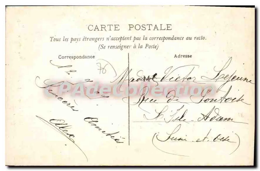 Aumale (Seine-Inférieure) — Kapelle Notre-Dame du Cardomoy — Ausgabe Surville, Drucker - Rückseite