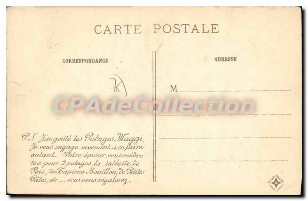 Nossas Igrejas — Harfleur — IMP. LÉON MAROTTE, PARIS - Verso