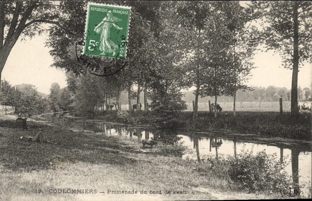 COULOMMIERS — Promenade du bord de l'eau — ELD - Vorderseite