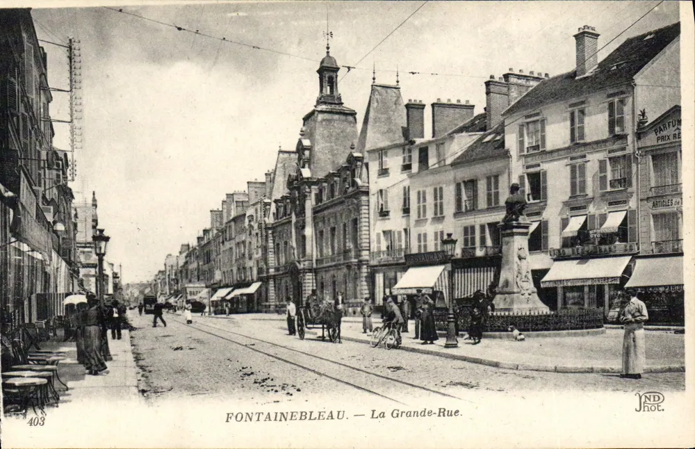 Fontainebleau — Die Grande-Rue — NDHOT, n°403 - Vorderseite
