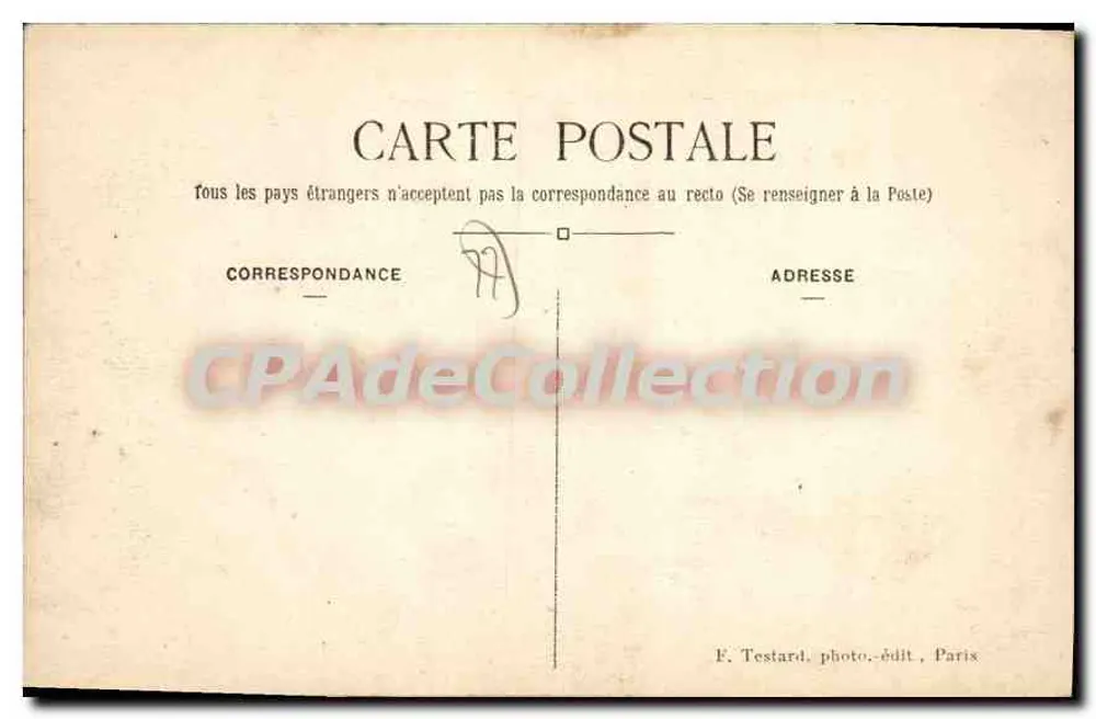 Lagny (S.-et-M.) — Place de la Fontaine — E.M. n°7048 - Verso